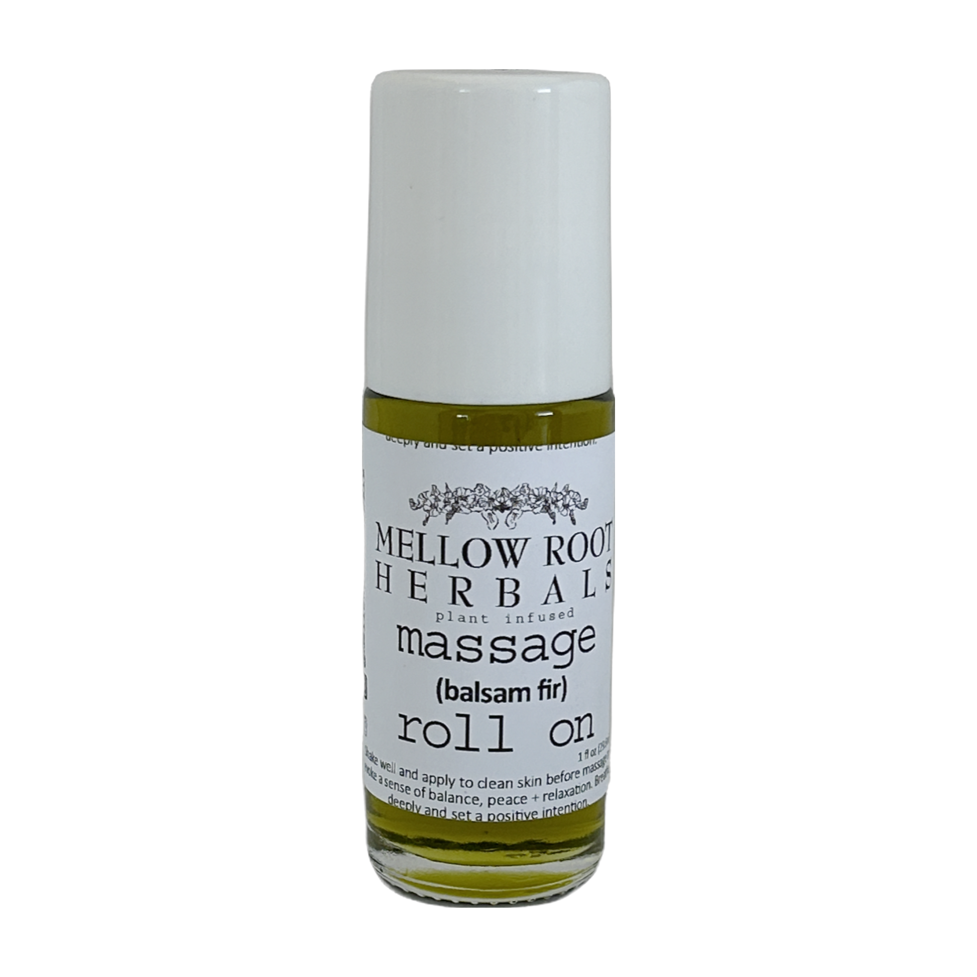Mellow Root Herbals Balsam Fir Massage Oil Roller