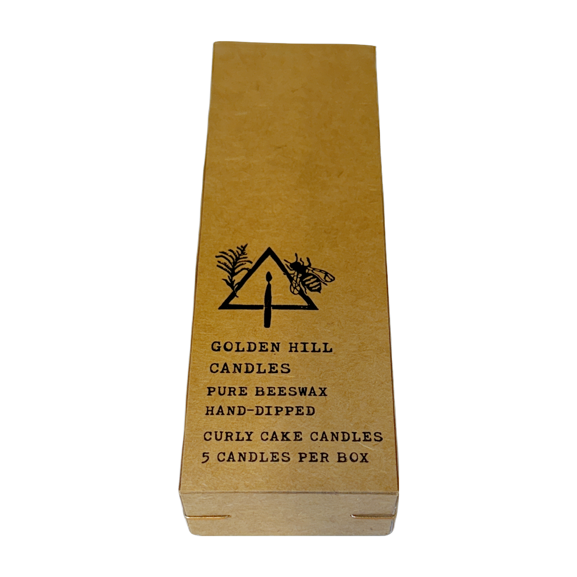 Golden Hill Candles Curly Birthday Cake Candles