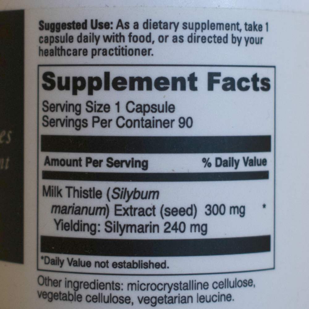 Milk Thistle Capsules by DaVinci Labs