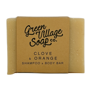 Green Village Soap Clove & Orange Shampoo Bar