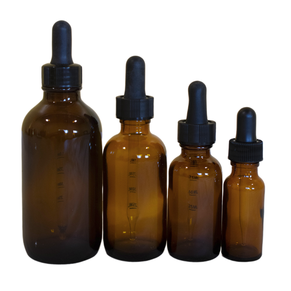 Tincture bottles - dropper (empty)