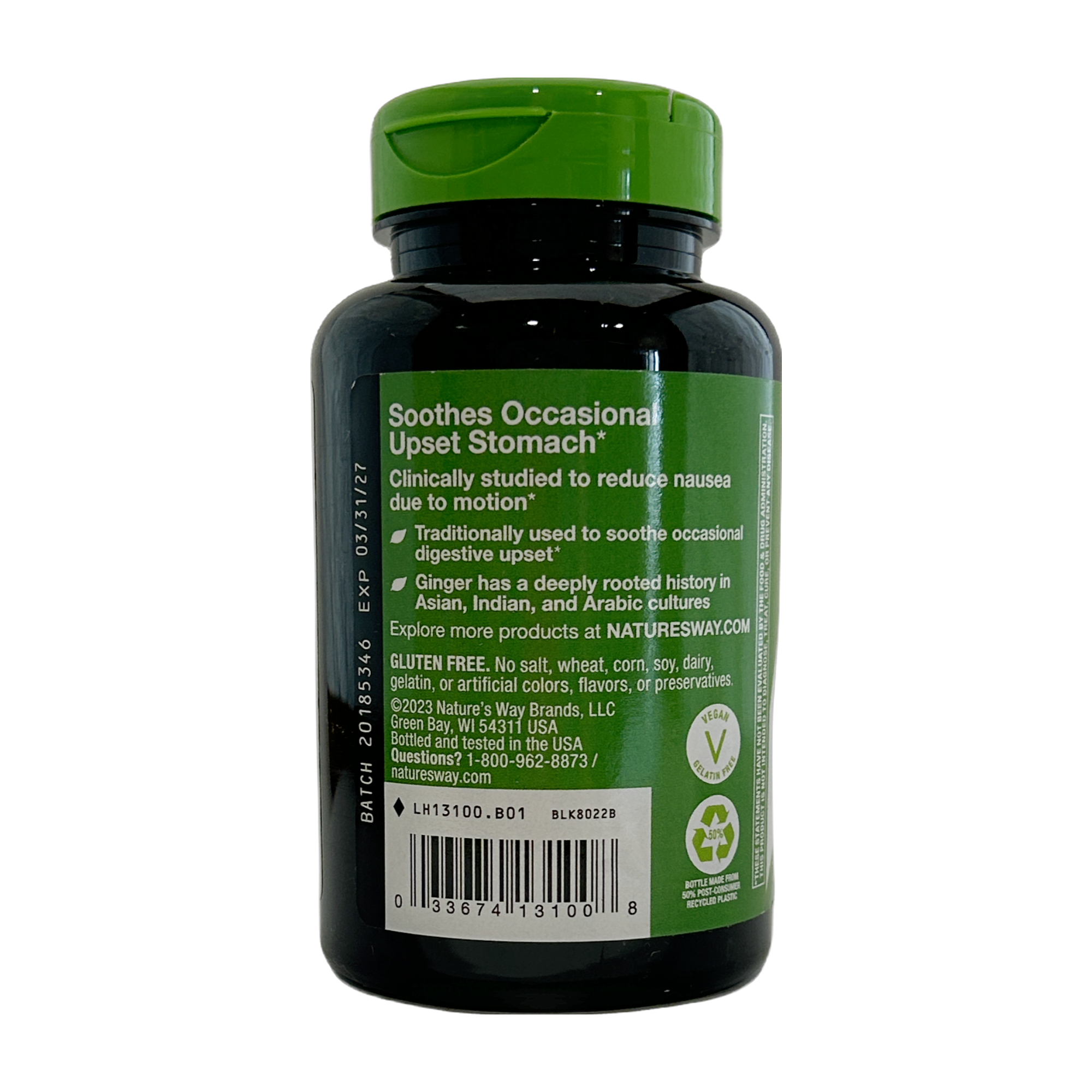 Nature’s Way Ginger Root Capsules