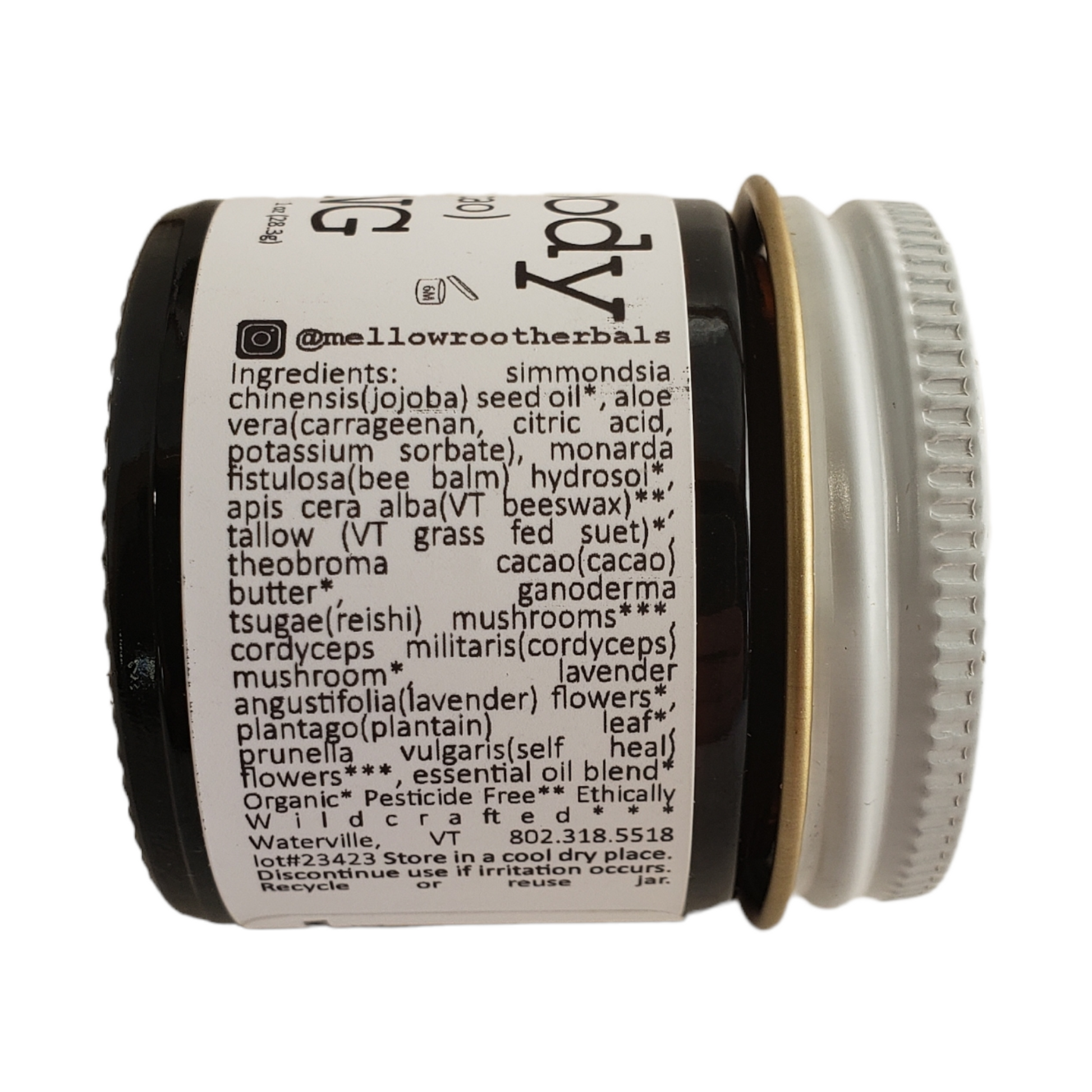 Mellow Root Herbals Cacao Mushroom and Herb Frosting 1oz
