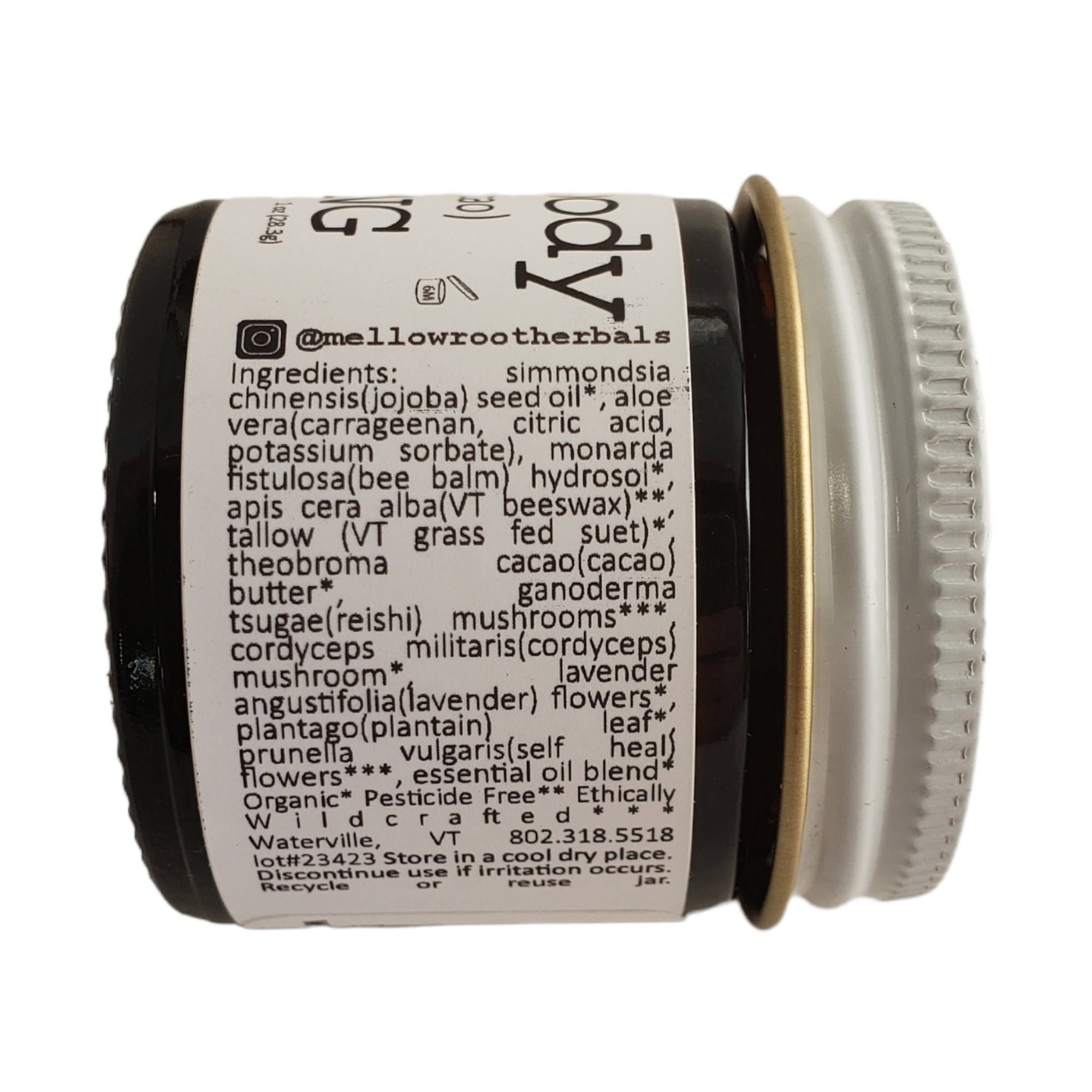 Mellow Root Herbals Cacao Mushroom and Herb Frosting 1oz