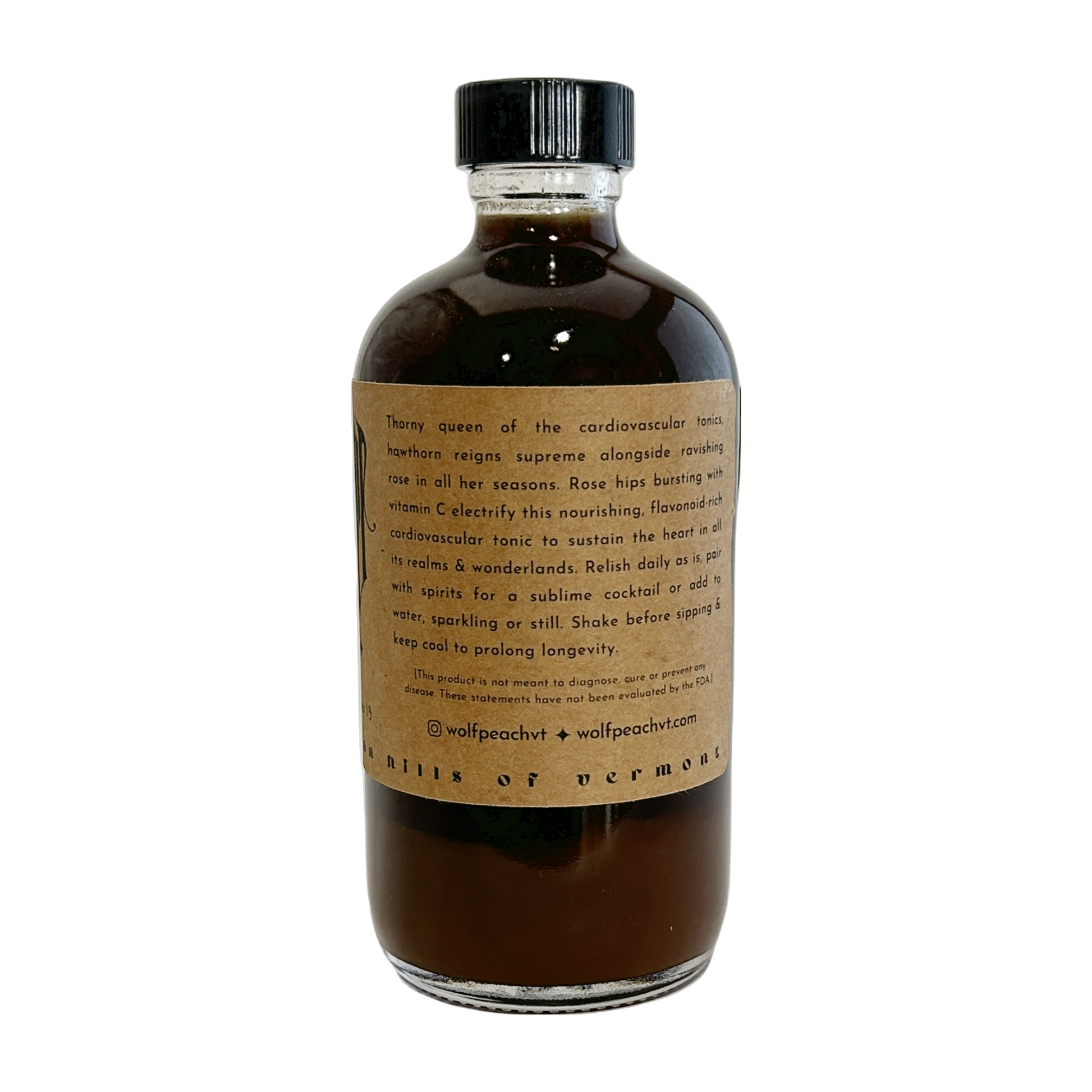 wolfpeach queen of hearts oxymel 8 oz