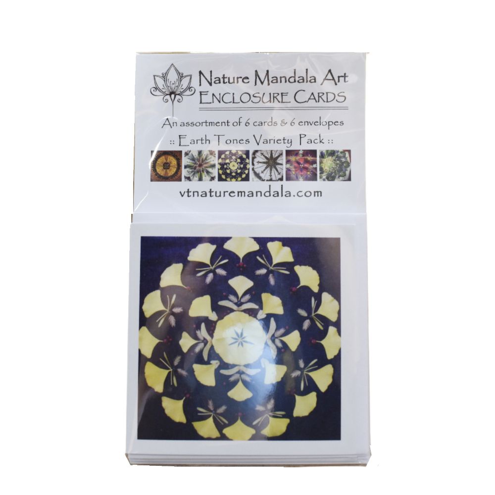 Nature Mandala Small Gift Enclosure Card