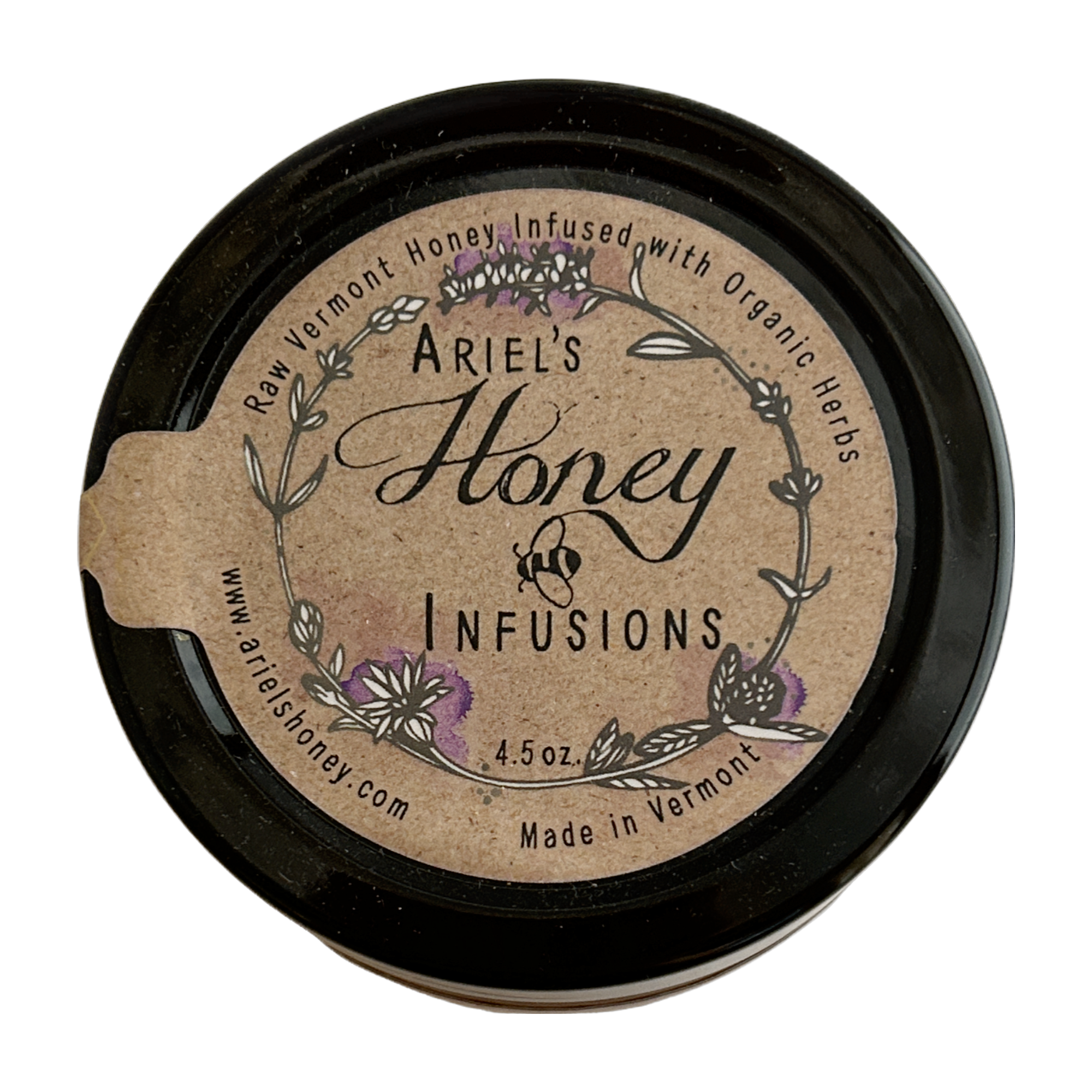 Ariel's Honey Infusions Organic Elderberry 4.5oz