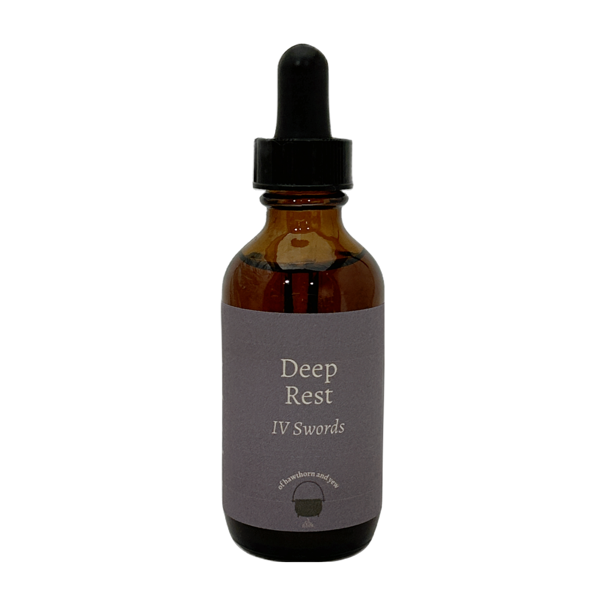 of hawthorn and yew Deep Rest IV of Swords tincture
