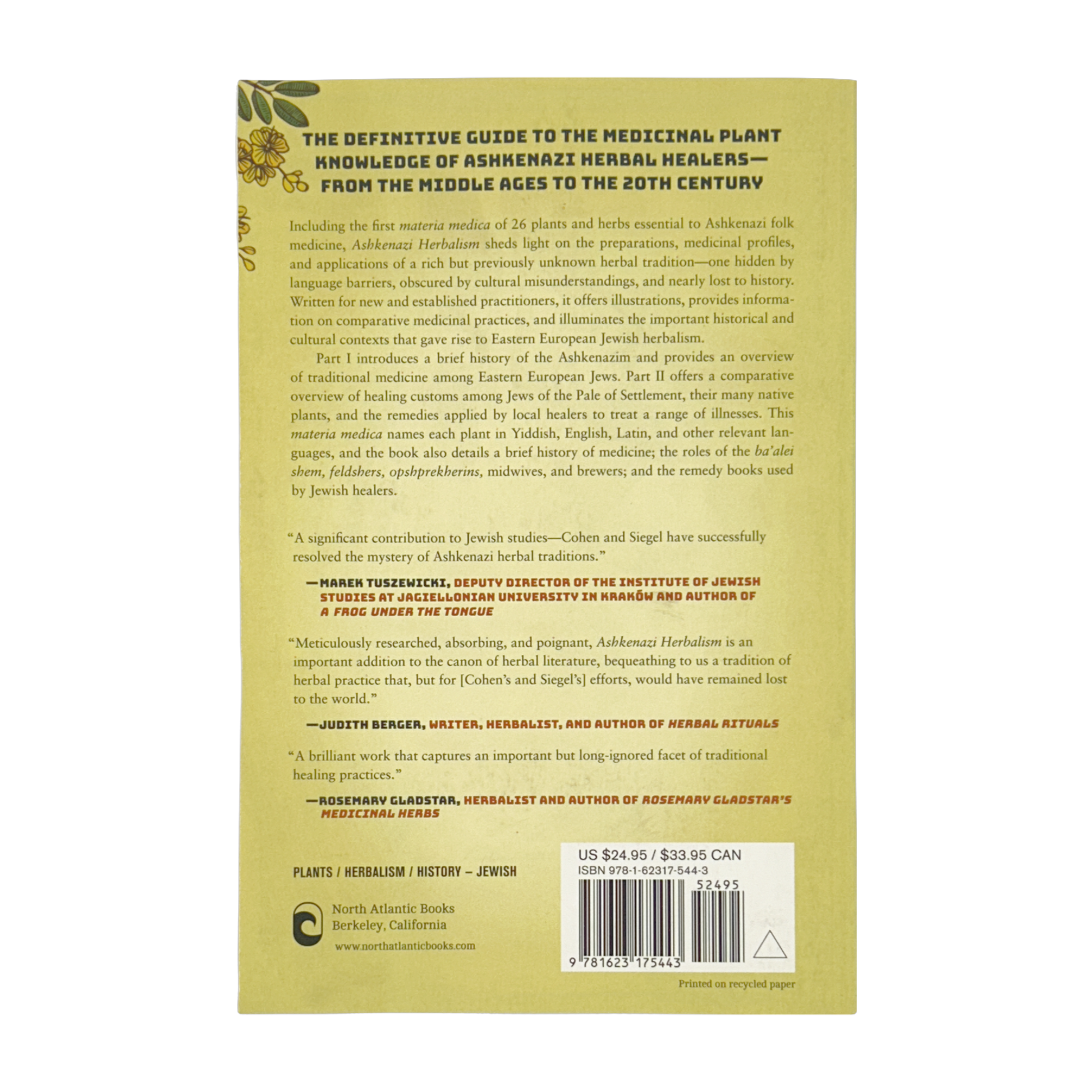 Ashkenazi Herbalism: Rediscovering the Herbal Traditions of Eastern European Jews (Paperback)