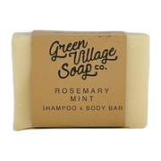 Green Village Soap Rosemary Mint Shampoo Bar