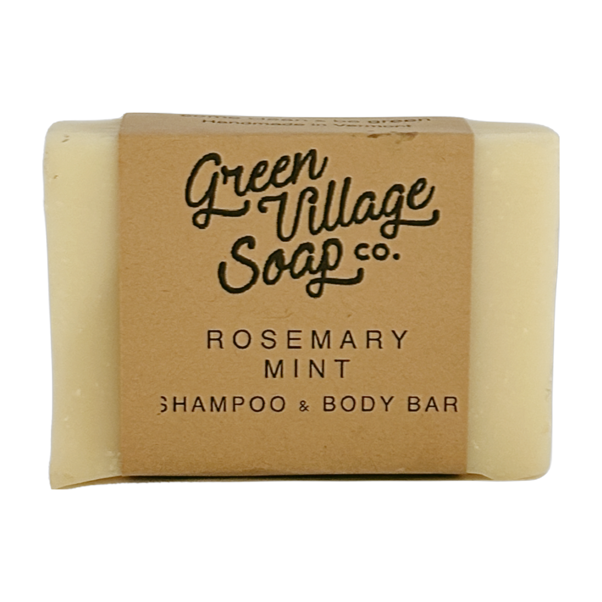 Green Village Soap Rosemary Mint Shampoo Bar