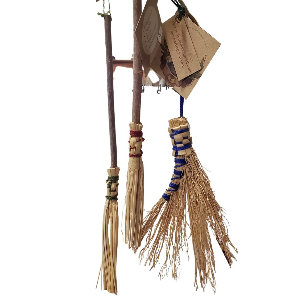 Rowdy Sprout Broom Ornament