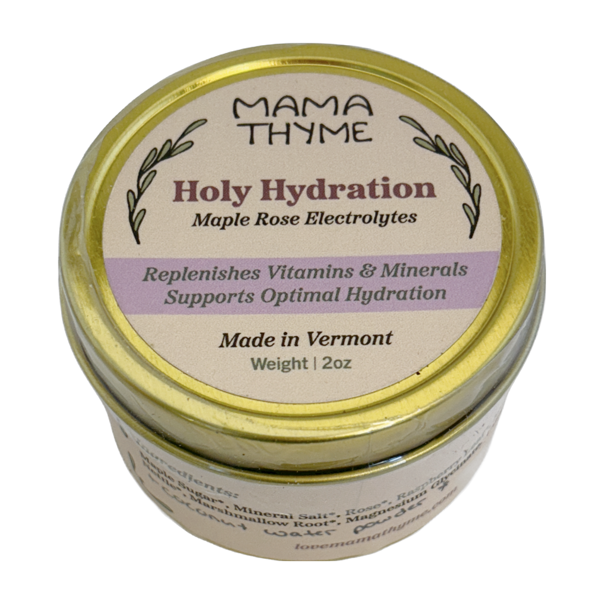 Mama Thyme Holy Hydration Maple Rose Electrolytes