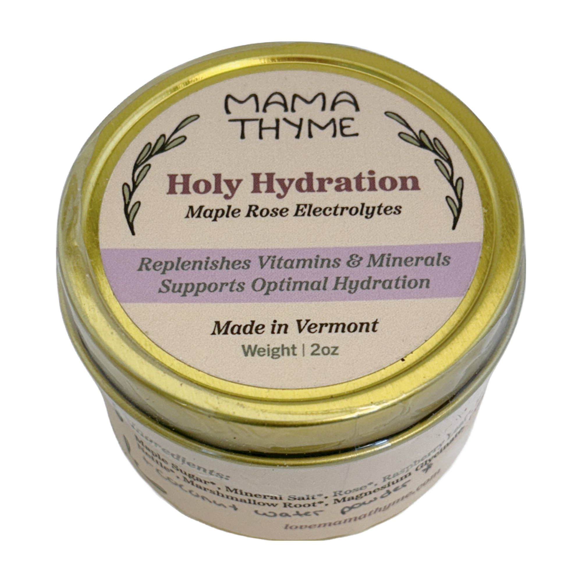 Mama Thyme Holy Hydration Maple Rose Electrolytes