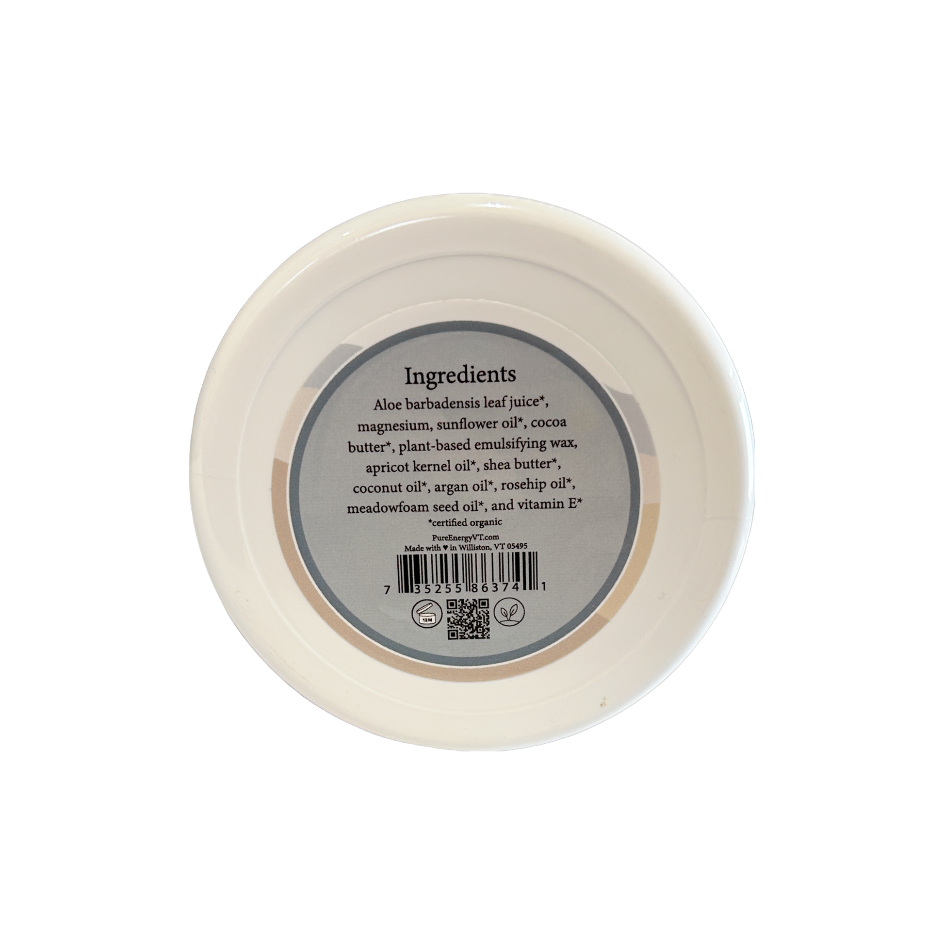Pure Energy Magnesium Whipped Butter Unscented