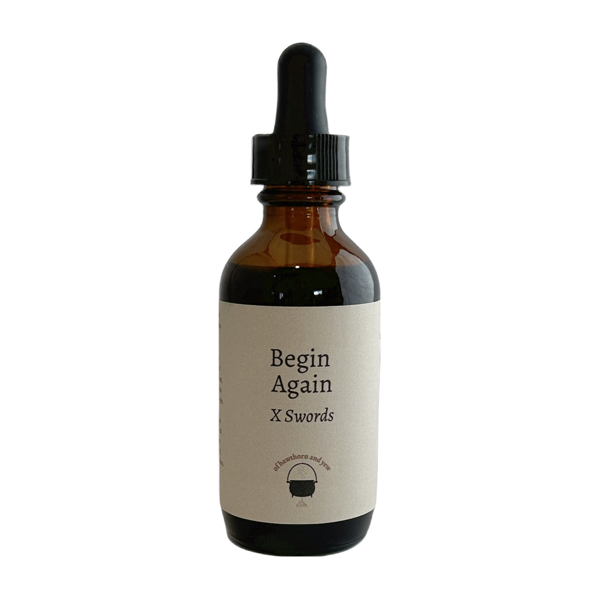 of hawthorn and yew Begin Again X of Swords tincture