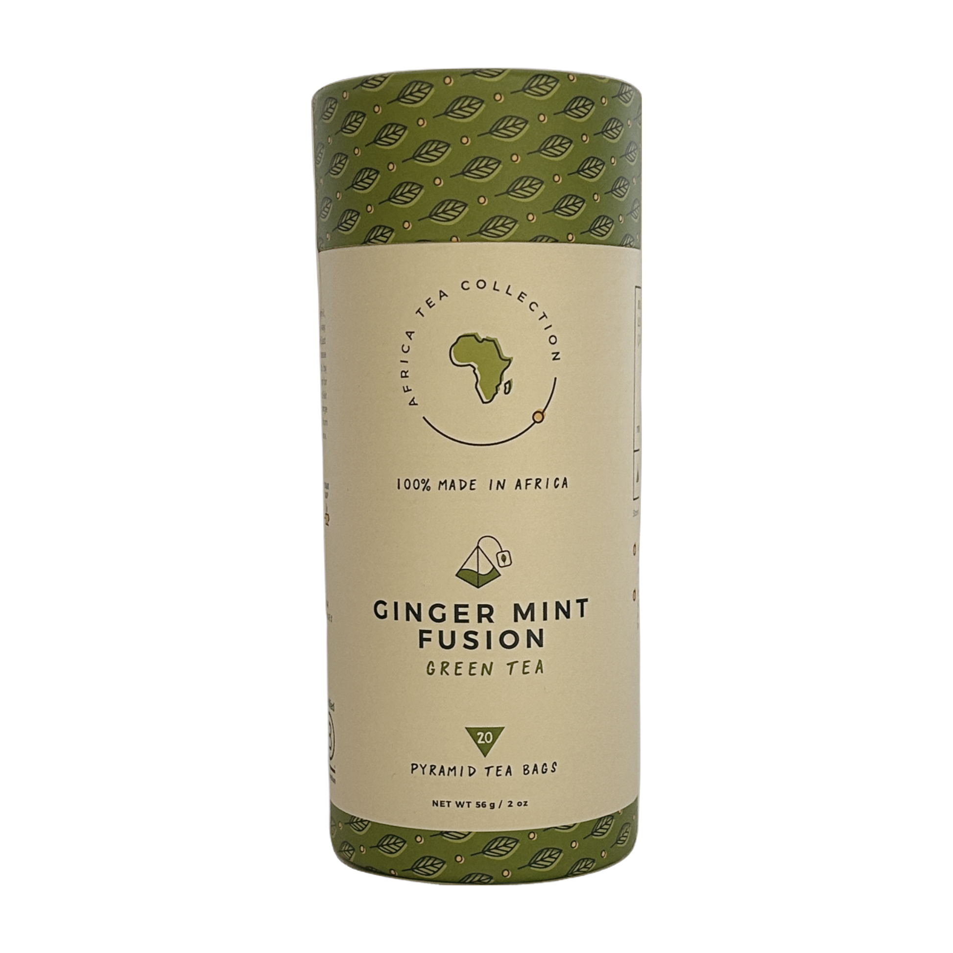 Kazi Yetu Ginger Mint Fusion Green Tea