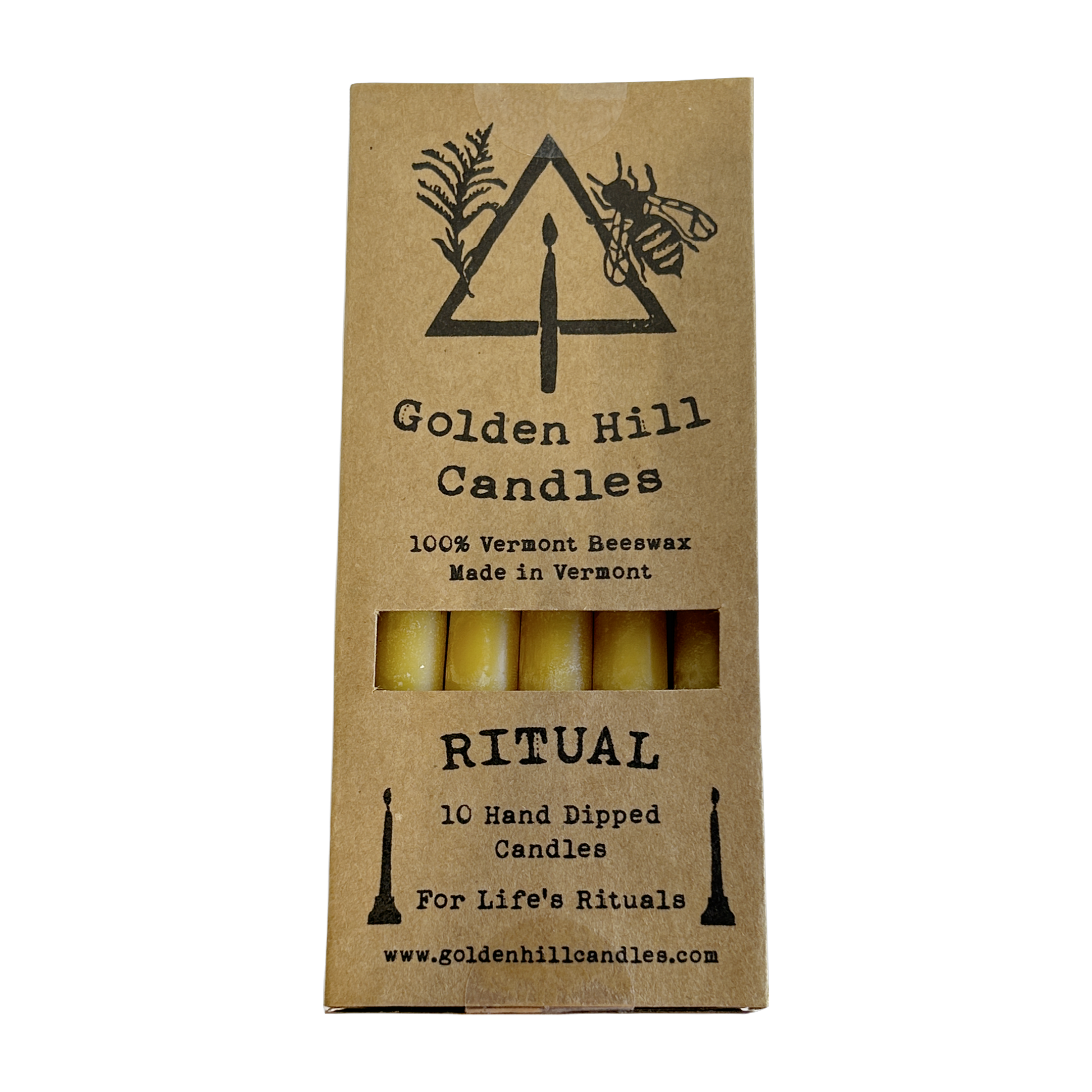 Golden Hill Candles- Ritual Tapers