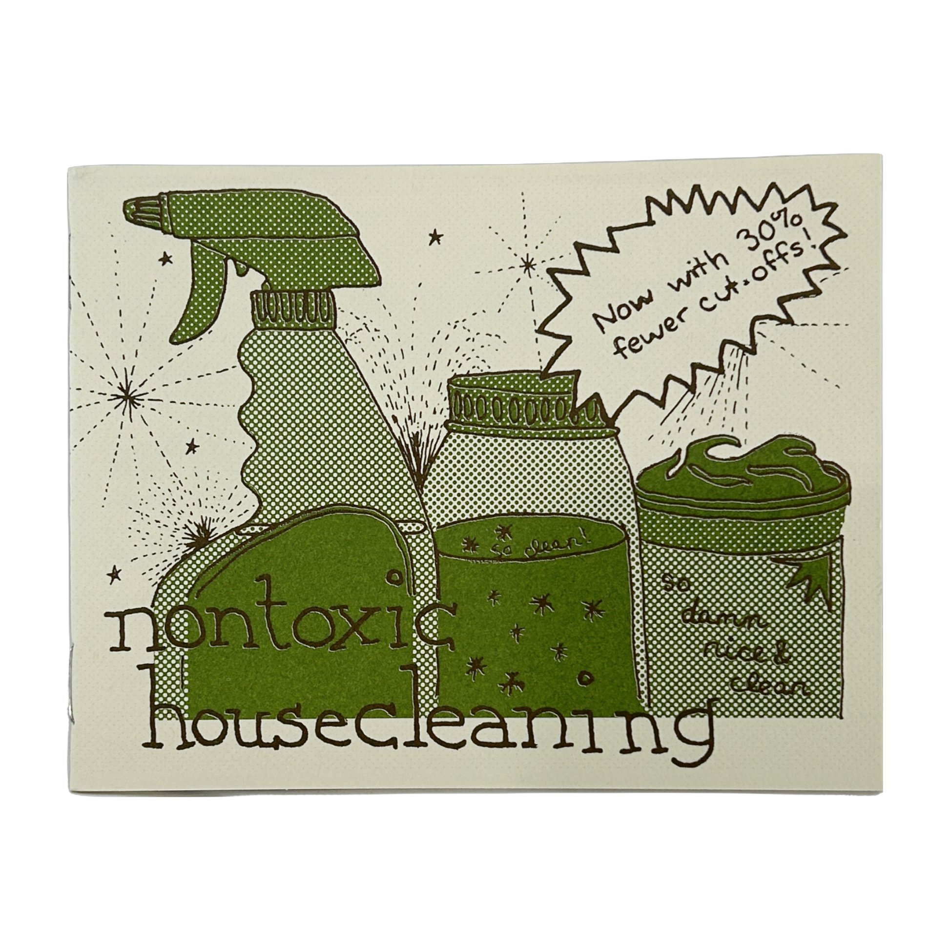 Nontoxic Housecleaning zine by Raleigh Briggs