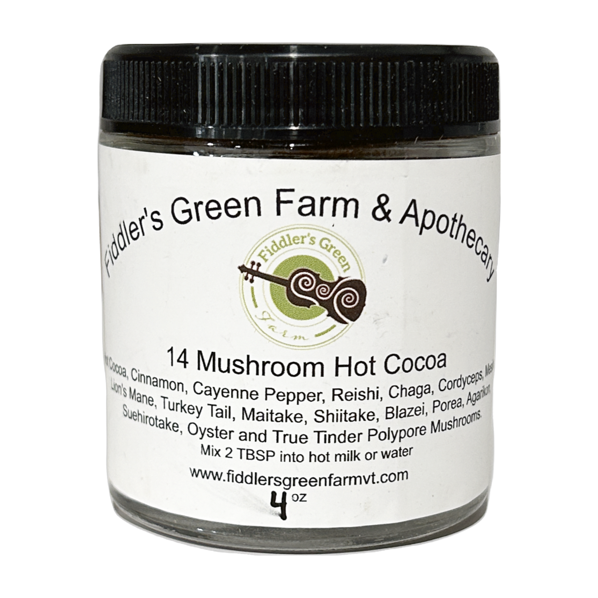 Fiddler's Green 14 Mushroom Hot Cocoa 4oz