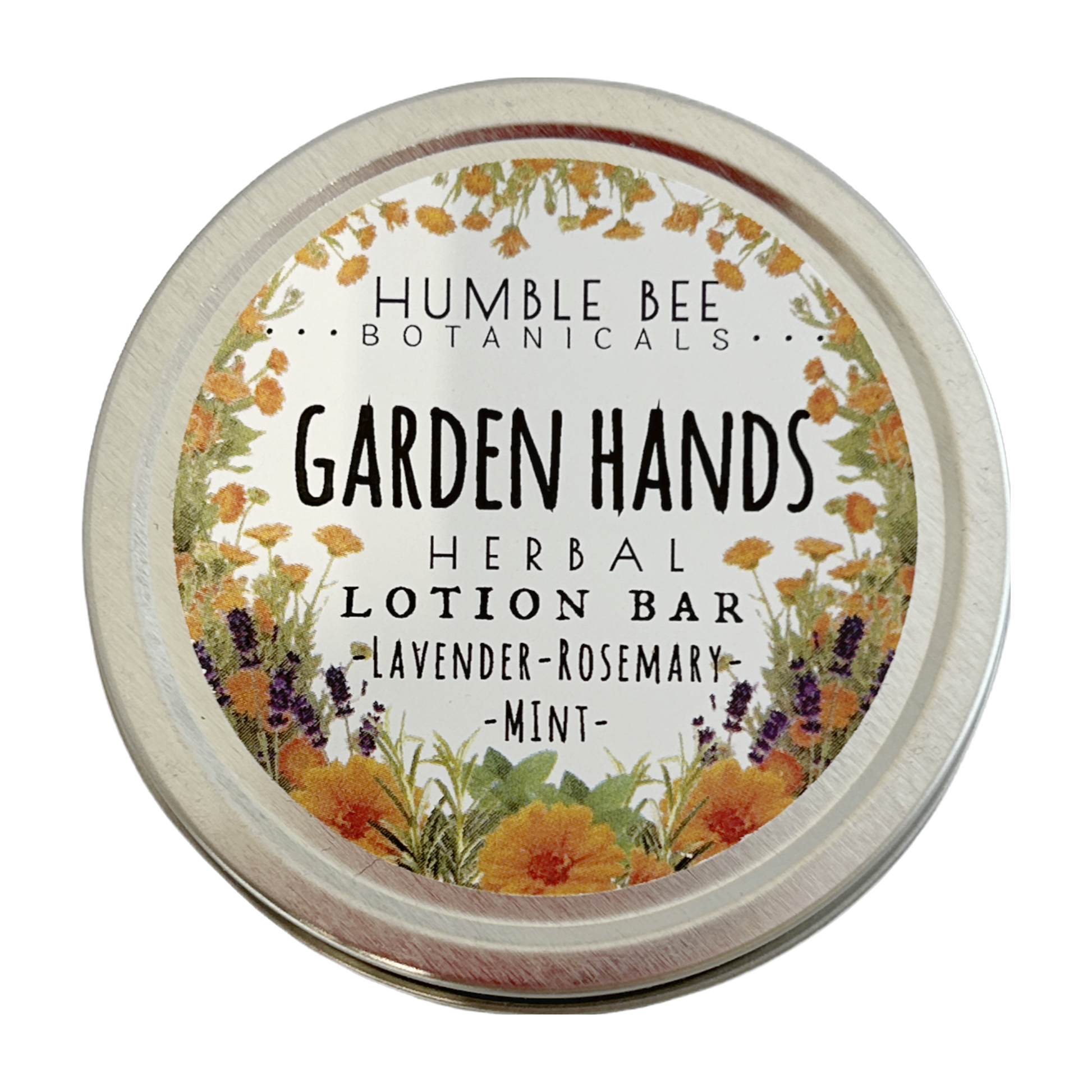 Humble Bee Botanicals Garden Hands Lotion Bar 2oz