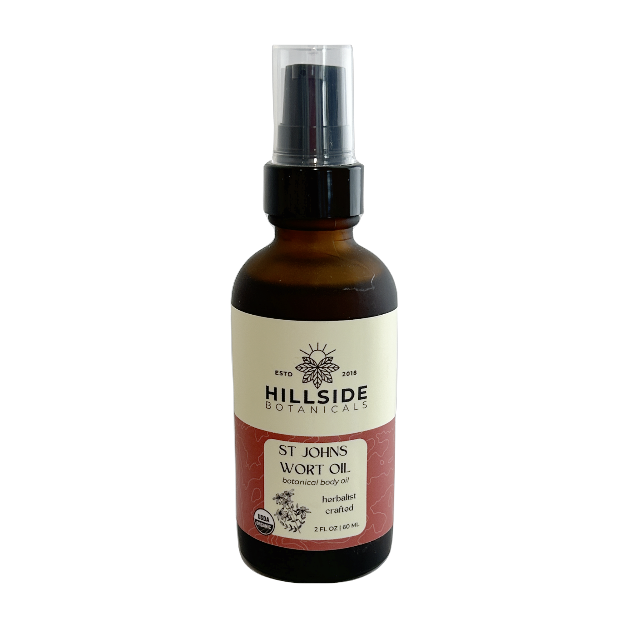Hillside Botanicals St John's Wort Oil 2 oz