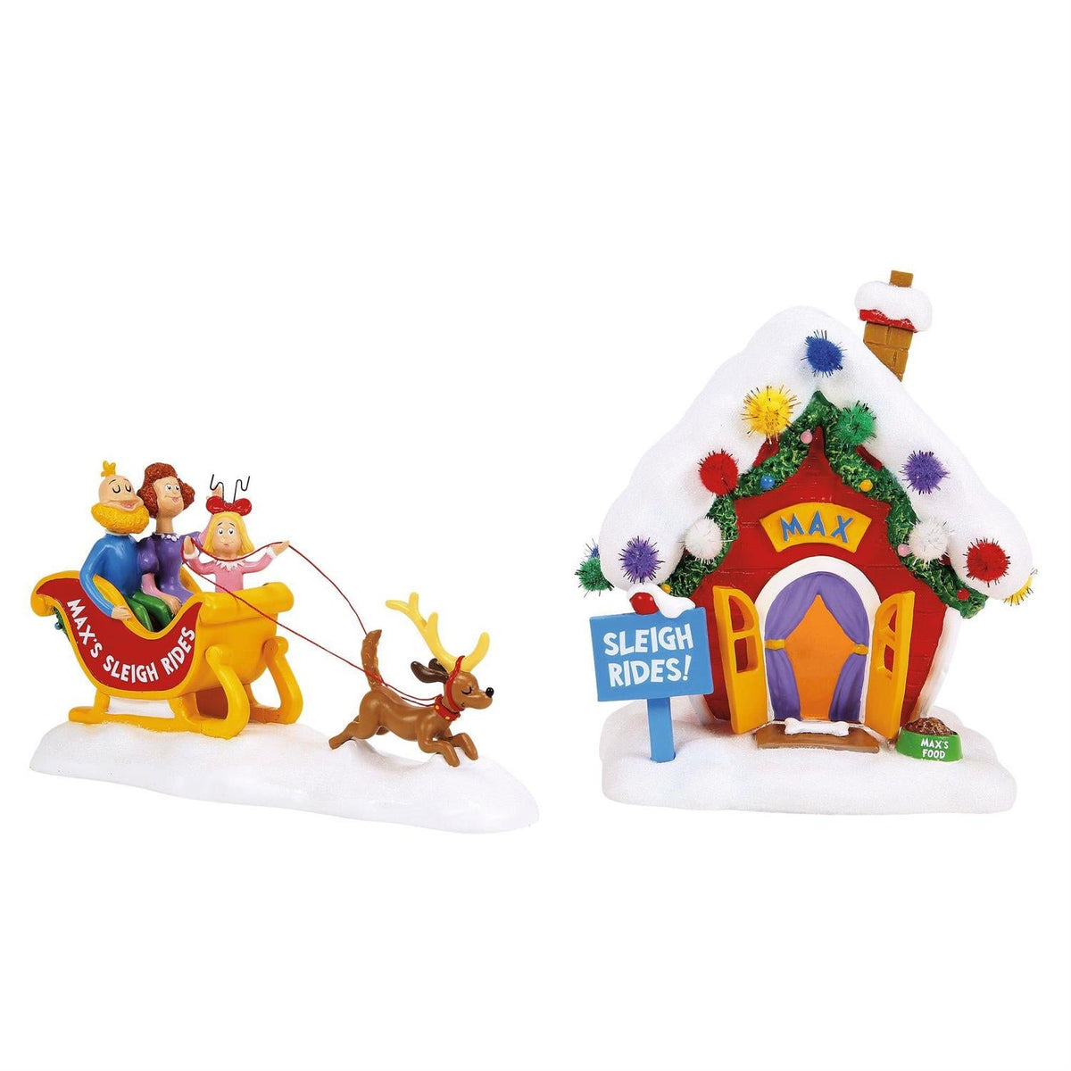 Max's Sleigh Rides - 2 Piece Set