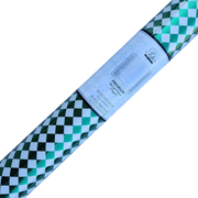 Premium Foil Roll Wrap - 30" x 120" - Emerald Checkered Delight