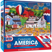 Celebrate America - Stars & Stripes 1000 Piece Jigsaw Puzzle