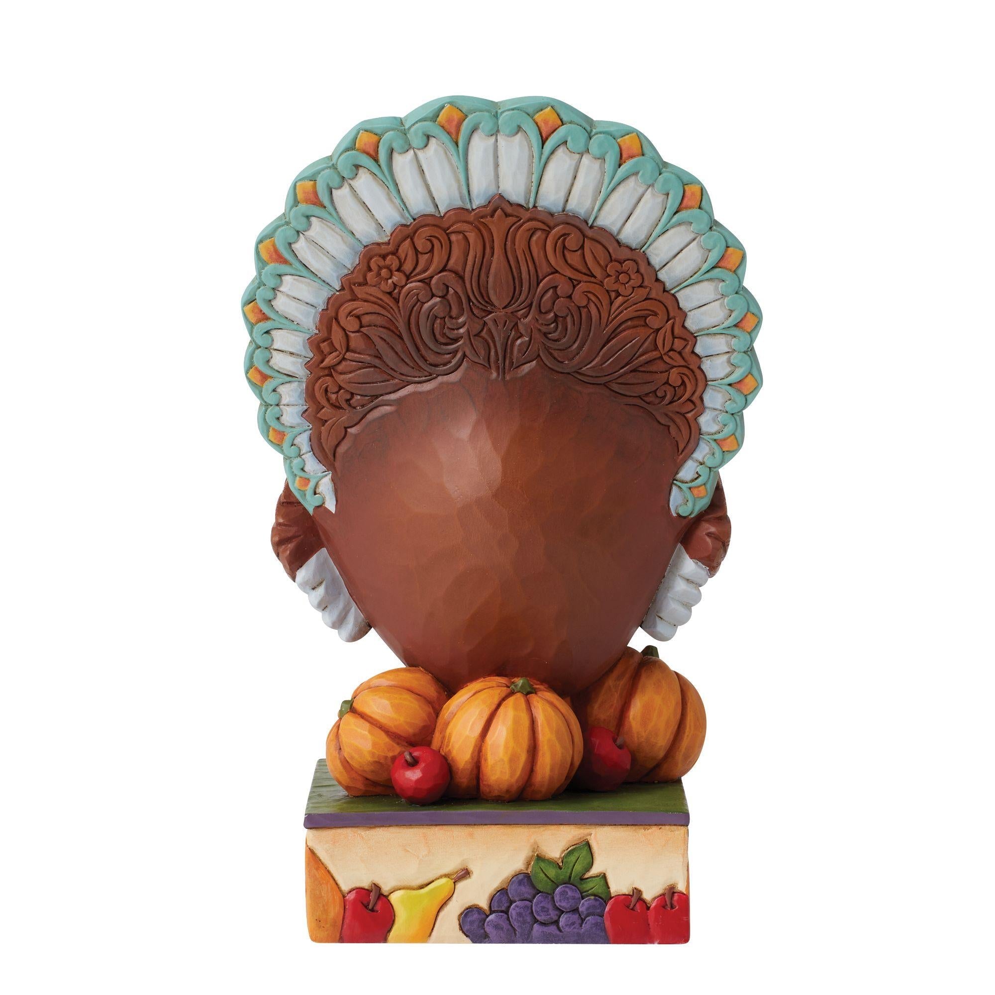Turkey with Scene Figurine