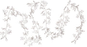 Silver Plated Petal Garland