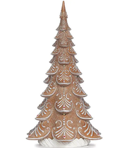 LED Lighted Gingerbread Tree - 17 Inch