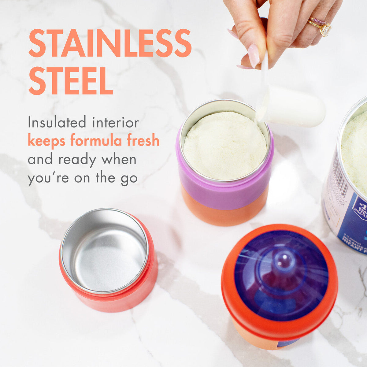 Triful | Stainless Steel Formula Stacker