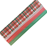 Holiday Gift Tissue Assortment - Plaid and Solids