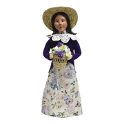 Woman with Flower Basket Caroler