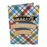 Multi-Pattern Plaid - Father's Day Card