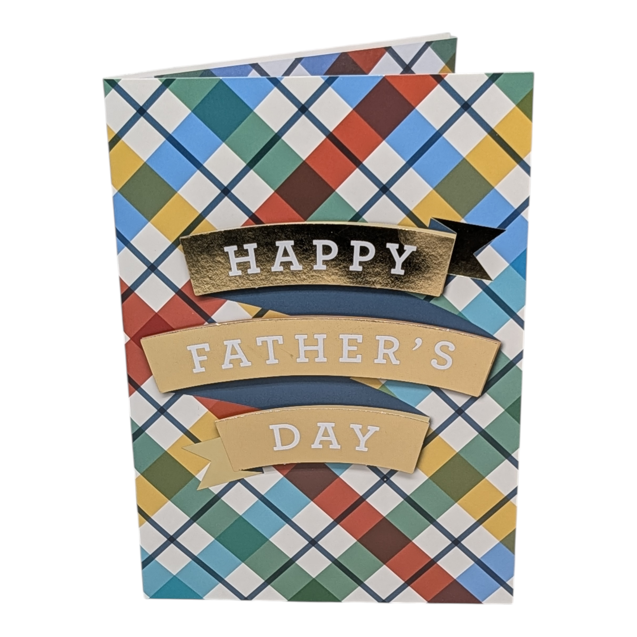 Multi-Pattern Plaid - Father's Day Card