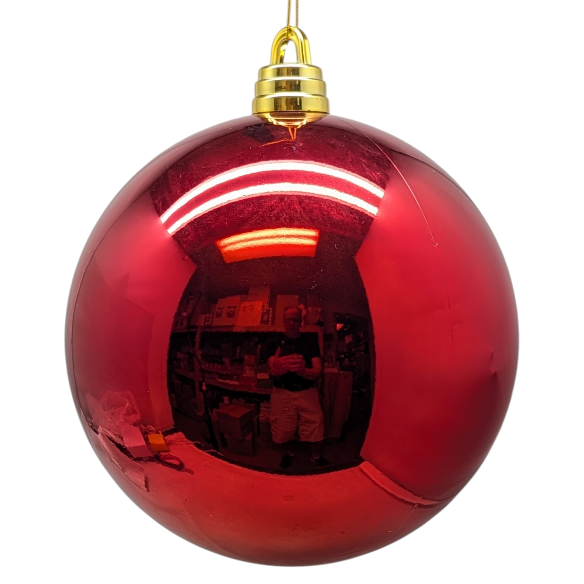 Shatterproof Oversized Ball Ornament - 11.8 inch - Red