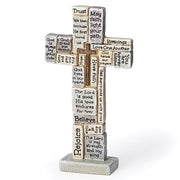 Word Cross Keepsake - 4.5 Inches tall