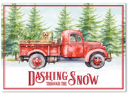Love of Pets Boxed Cards (Vintage Truck with Christmas Trees)