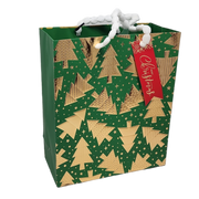 Trees on Green Gift Bag -