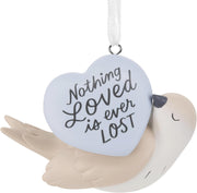 Nothing Loved is Lost Dove Memorial  Hallmark Ornament