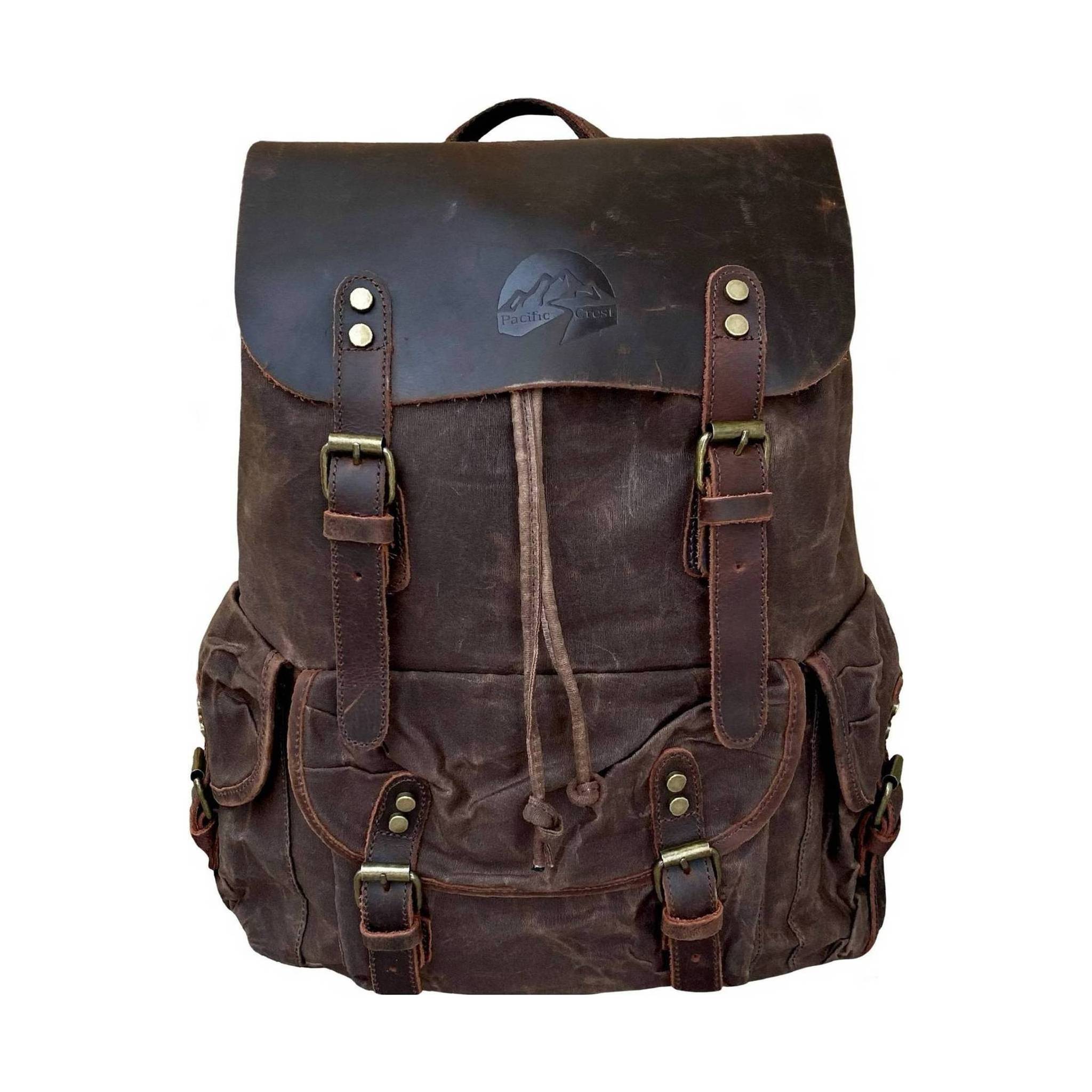 Pacific Crest Rucksack - Leather Brown by Lenny's Shoe & Apparel