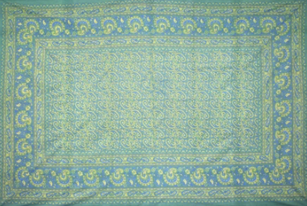 Tapestry Single Size Classic Paisley Green by Homeportonline