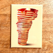 Vermont Shaped Pancake Stack Magnet