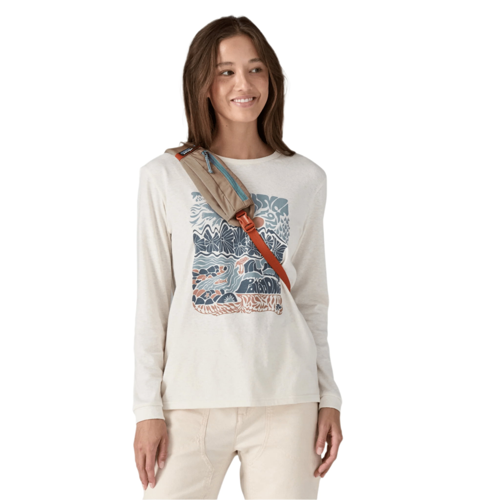 Patagonia Atom Sling 8L Bag - Seabird Grey by Lenny's Shoe & Apparel