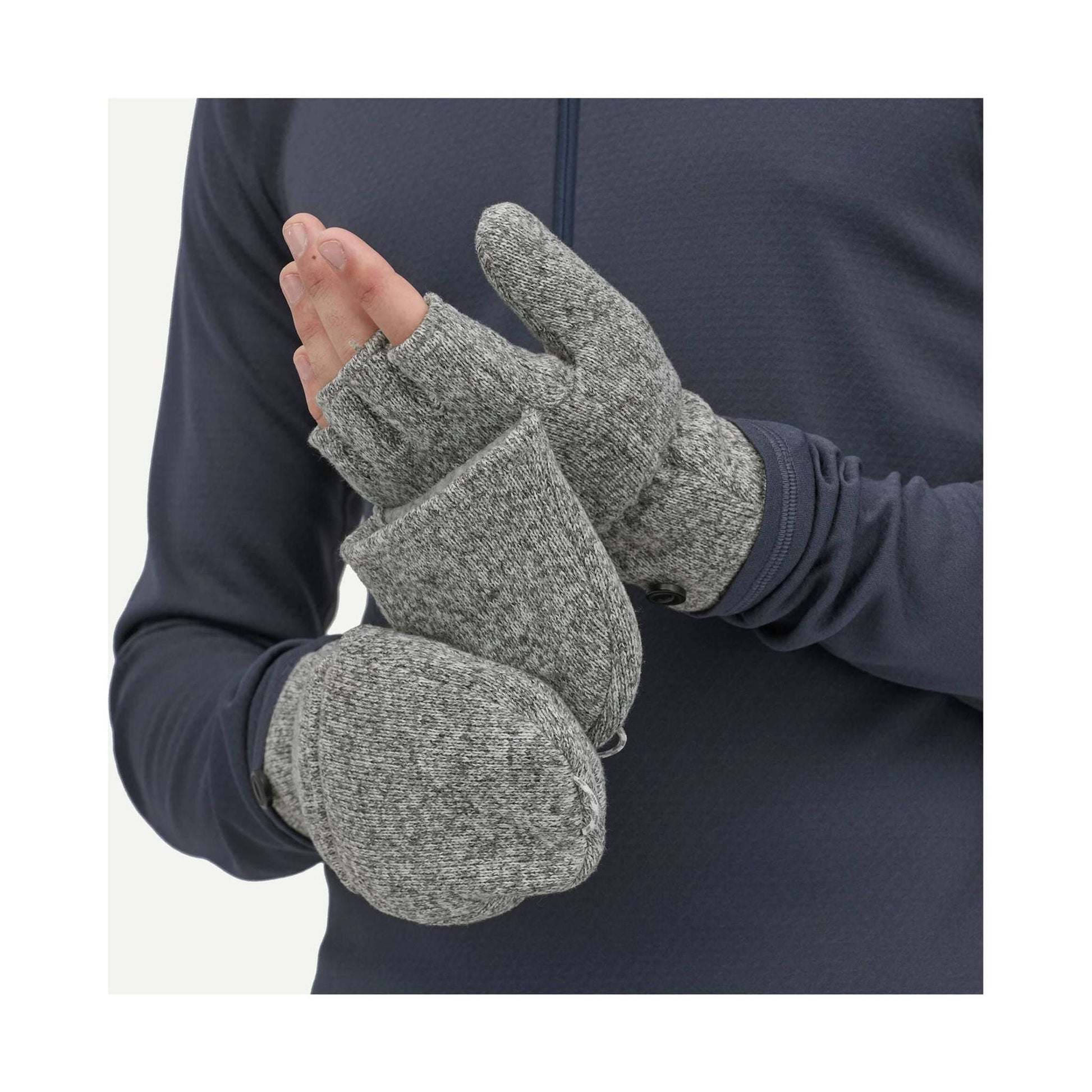 Patagonia Better Sweater Fleece Gloves - Birch White by Lenny's Shoe & Apparel