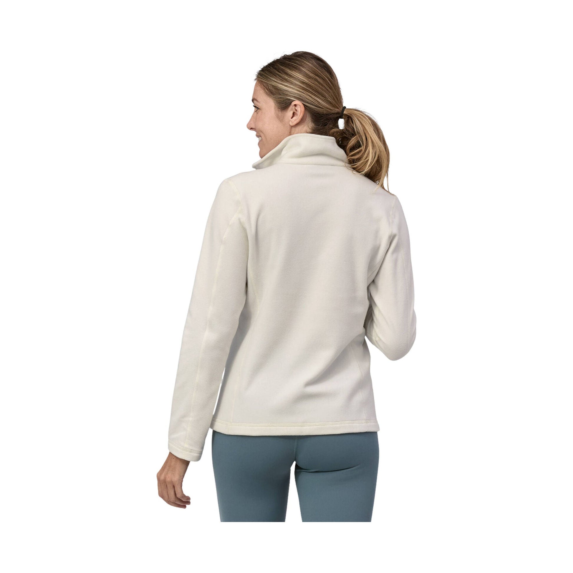 Patagonia Women's Micro D Quarter Zip Fleece - Birch White by Lenny's Shoe & Apparel