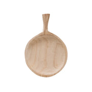 Tray with Handle Paulownia Wood Natural by Homeportonline