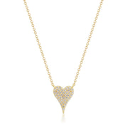 Pavé Heart Necklace by elliparr